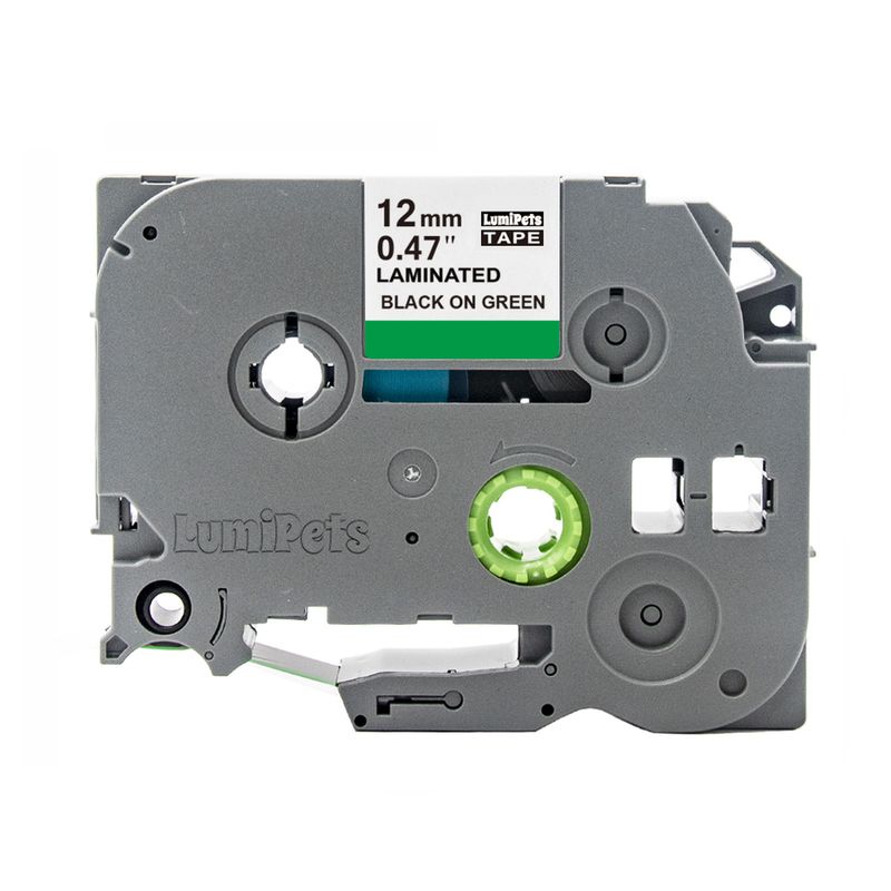 GENERICO - Cinta Alternativa Brother PT-H110 12mm x 8m Varios Colores - Blanco - 135F