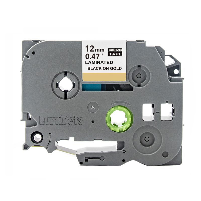 GENERICO - Cinta Alternativa Brother PT-H110 12mm x 8m Varios Colores - Blanco - 36E
