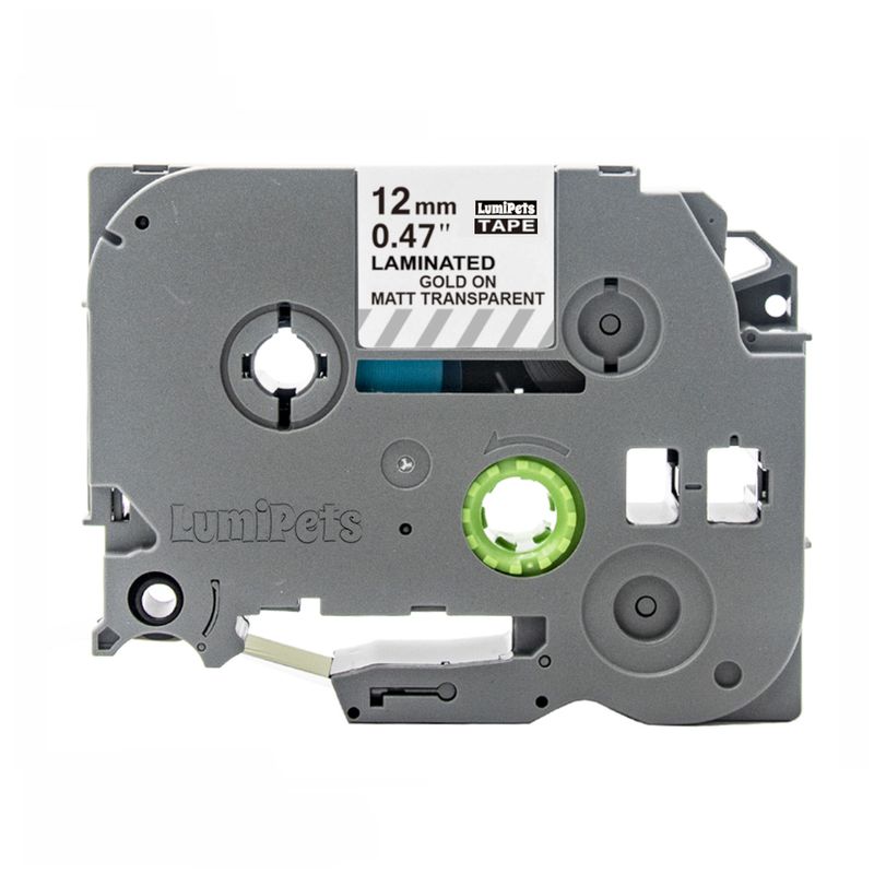 GENERICO - Cinta Alternativa Brother PT-H110 12mm x 8m Varios Colores - Blanco - 32D