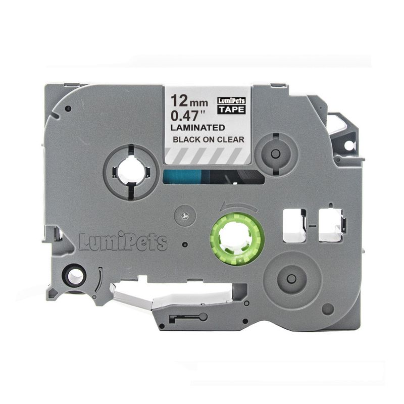 GENERICO - Cinta Alternativa Brother PT-H110 12mm x 8m Varios Colores - Blanco - 34A