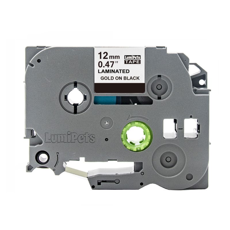GENERICO - Cinta Alternativa Brother PT-H110 12mm x 8m Varios Colores - Blanco - 110C