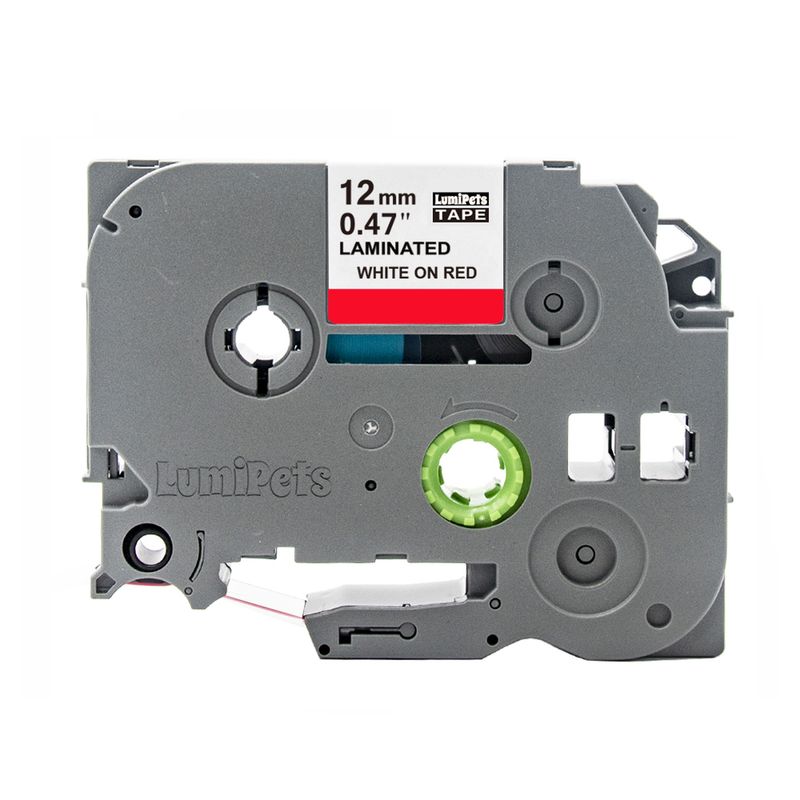 GENERICO - Cinta Alternativa Brother PT-H110 12mm x 8m Varios Colores - Blanco - 32E