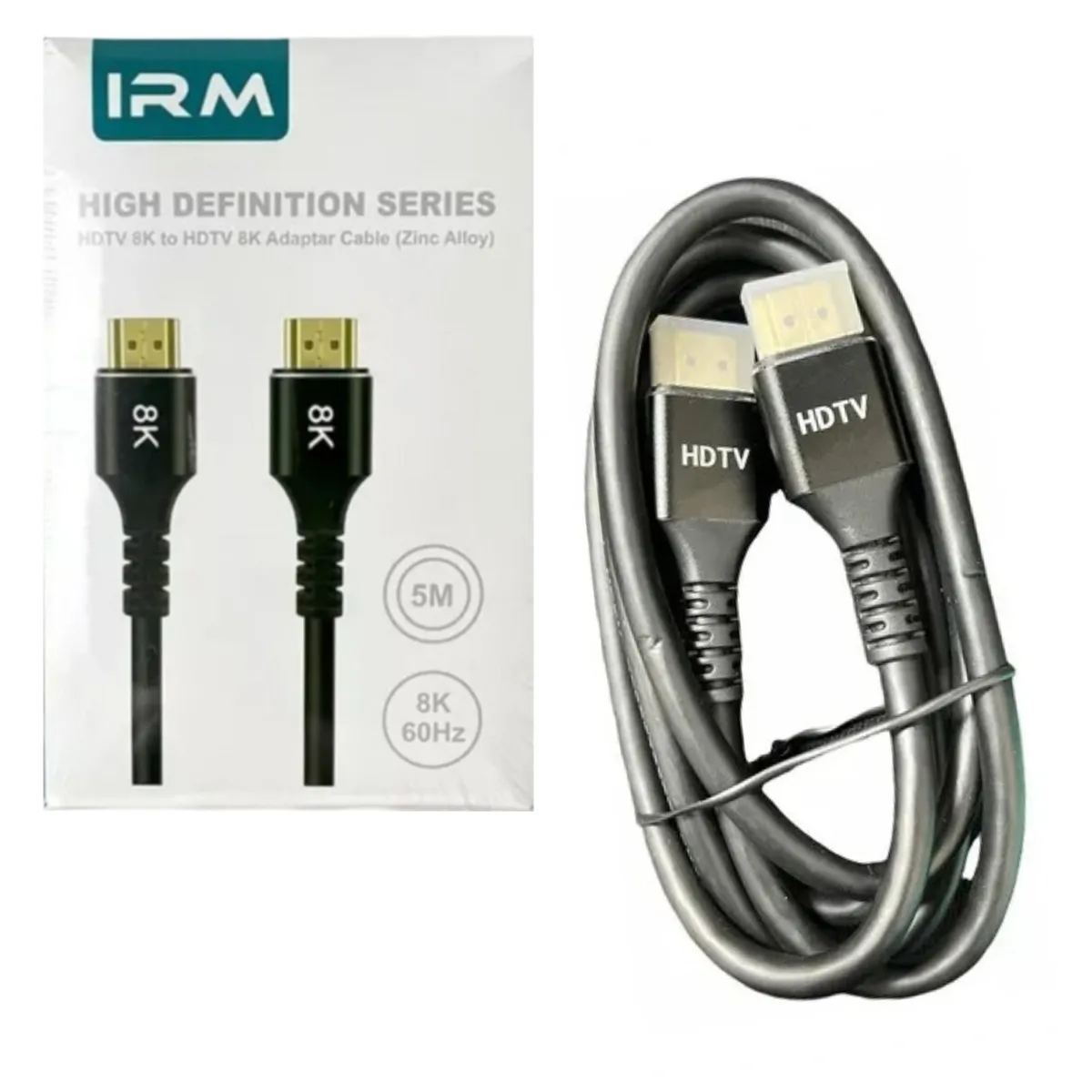 IRM - Cable multimedia  Hdmi 8k 60hz Ultra Hd2.1 Alta Velocidad 5 Metros