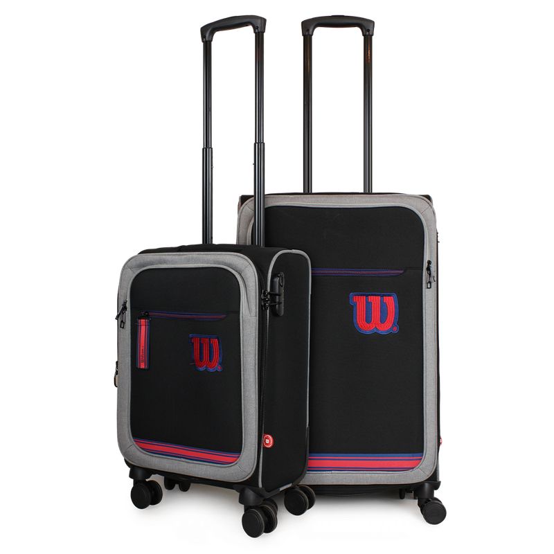 WILSON - Pack 2 maletas de tela Wilson Sporting S+M negra 10y20k