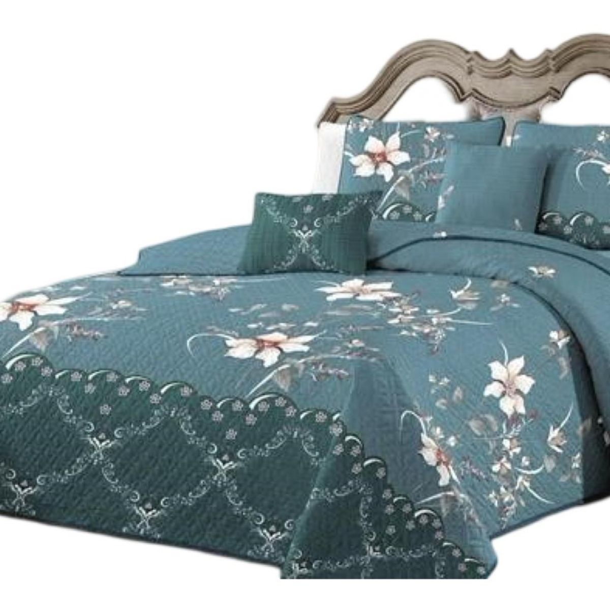 GENERICO - Cubrecama Cobertor Quilt 2 Plaza Primera Verano Q36