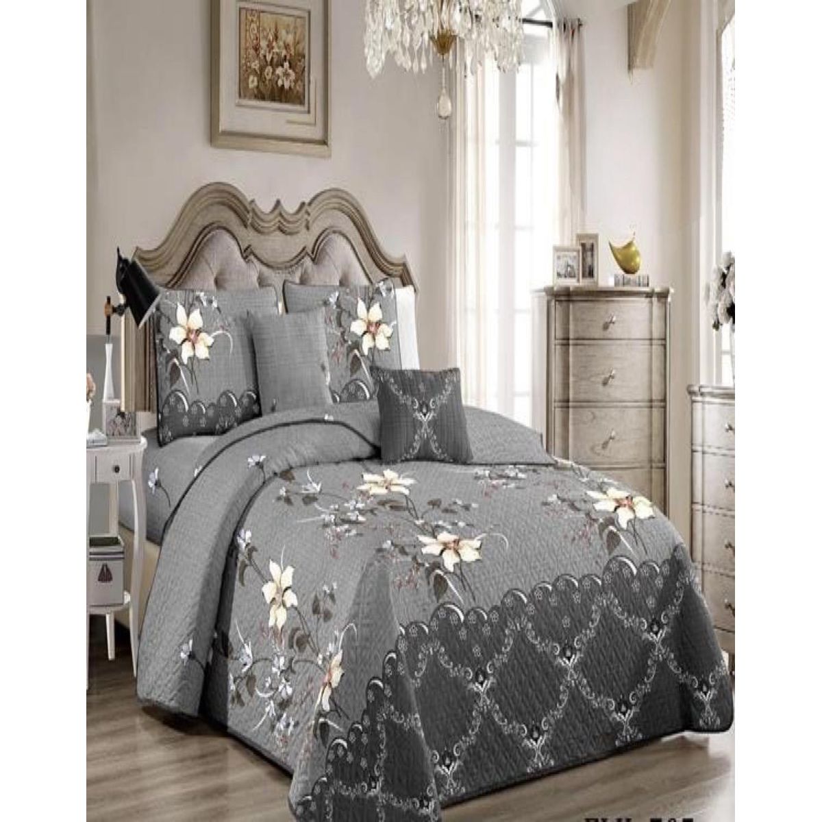 GENERICO - Cubrecama Cobertor Quilt 2 Plaza Primera Verano Q37