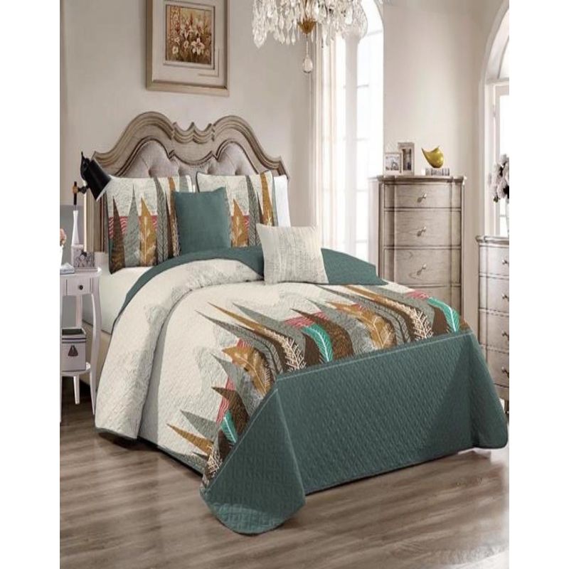 GENERICO - Cubrecama Cobertor Quilt 2 Plaza Primera Verano Q41