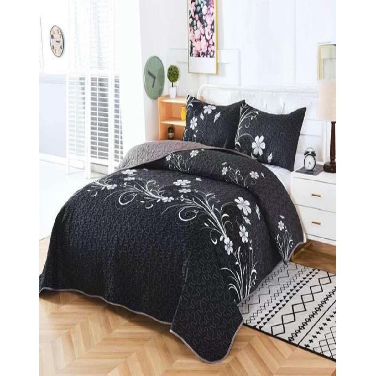 GENERICO - Cubrecama Cobertor Quilt 2 Plaza Primera Verano Q55