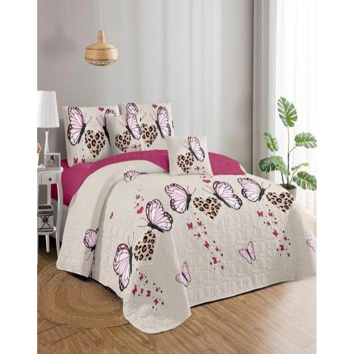 GENERICO - Cubrecama Cobertor Quilt 2 Plaza Primera Verano Q57