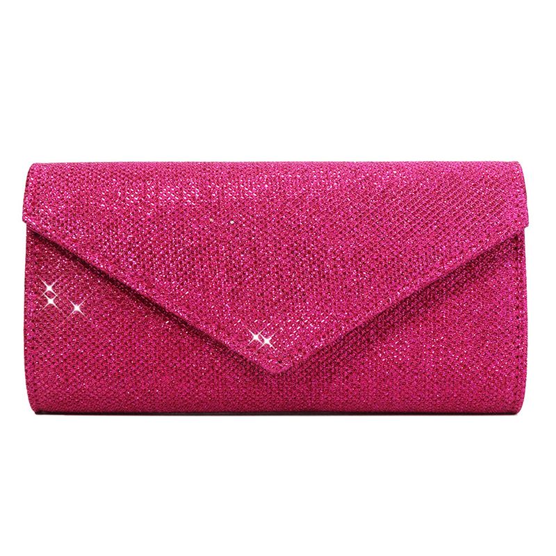 BONVERANO - Mini Bolso Cuadrado De Lentejuelas Brillantes Mujer-Plata
