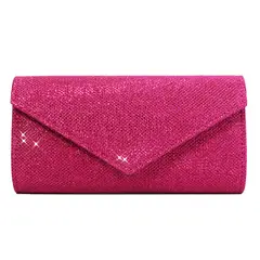 BONVERANO - Mini Bolso Cuadrado De Lentejuelas Brillantes Mujer-Plata