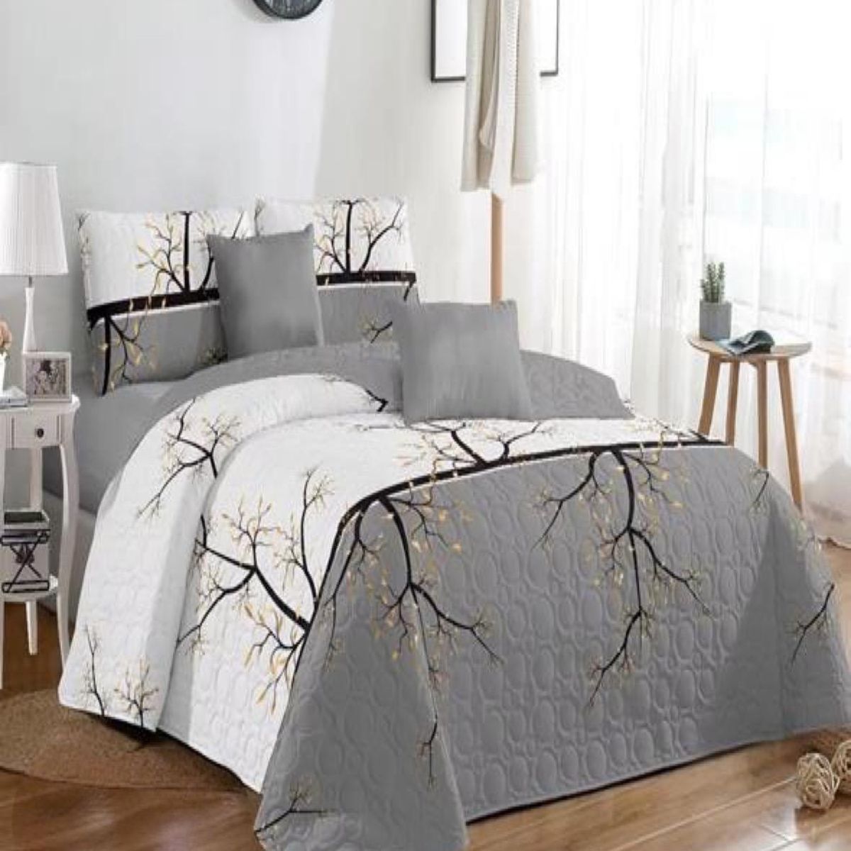 GENERICO - Cubrecama Cobertor Quilt 2 Plaza Primera Verano Q43