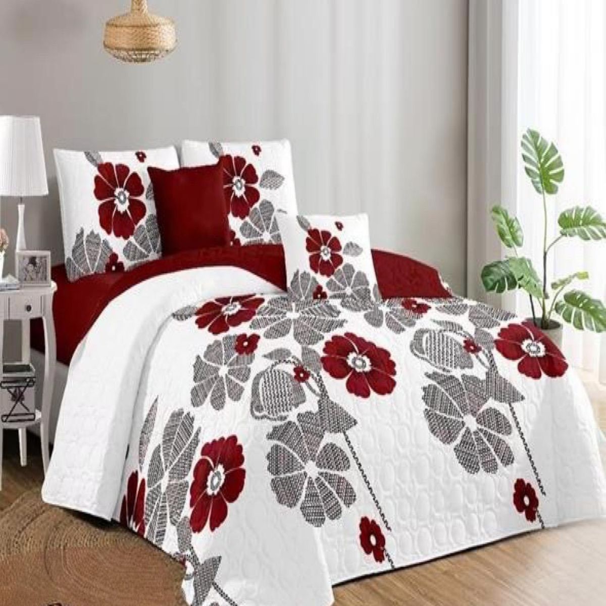 GENERICO - Cubrecama Cobertor Quilt 2 Plaza Primera Verano Q74