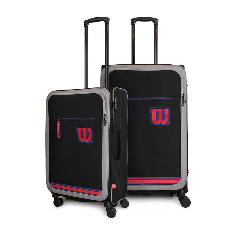 WILSON - Pack 2 maletas de tela Wilson M+L Sporting negra 20y23k