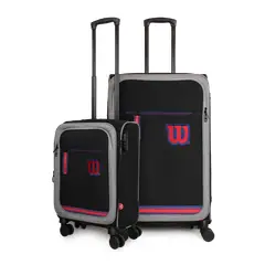 WILSON - Pack 2 maletas de tela S+L Sporting negra 10y23k