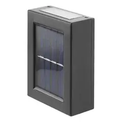 ROZENBERG SPA - Foco Muro Aplique Led Solar Jardin Exterior Led Pared Lampar