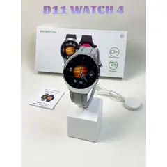GENERICO - Reloj Inteligente Smartwatch D11 Watch 4 Carga Inalámbrica gris.