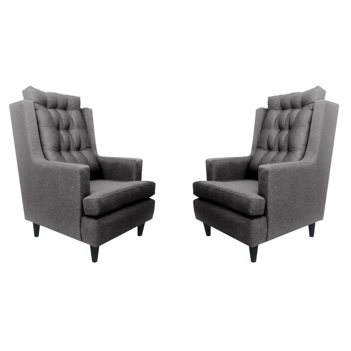 FAZCA - SET POLTRONA AGATHA 1CPS GRAFITO.