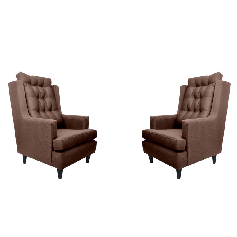 FAZCA - SET POLTRONA AGATHA 1CPS CHOCOLATE.
