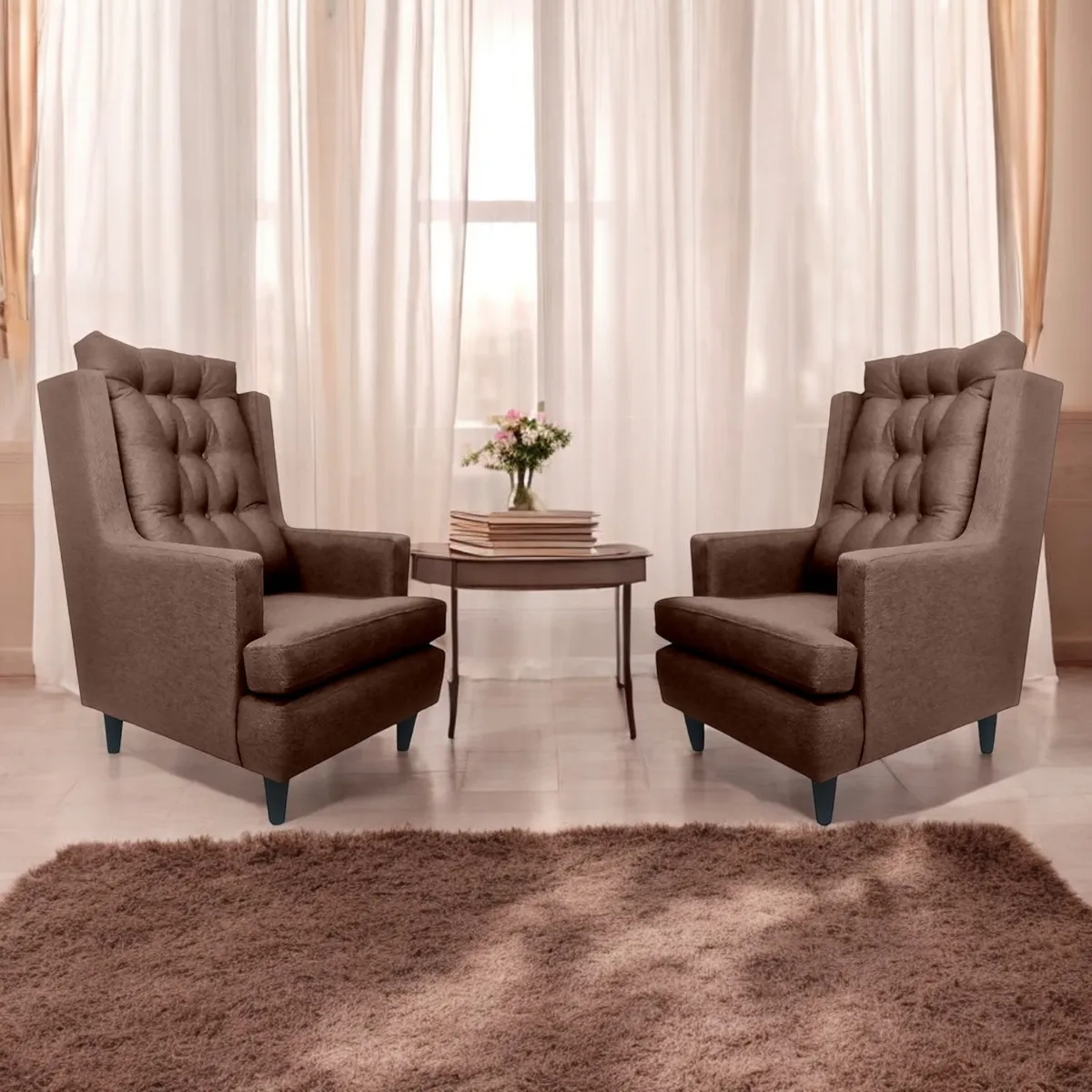 FAZCA - SET POLTRONA AGATHA 1CPS CHOCOLATE