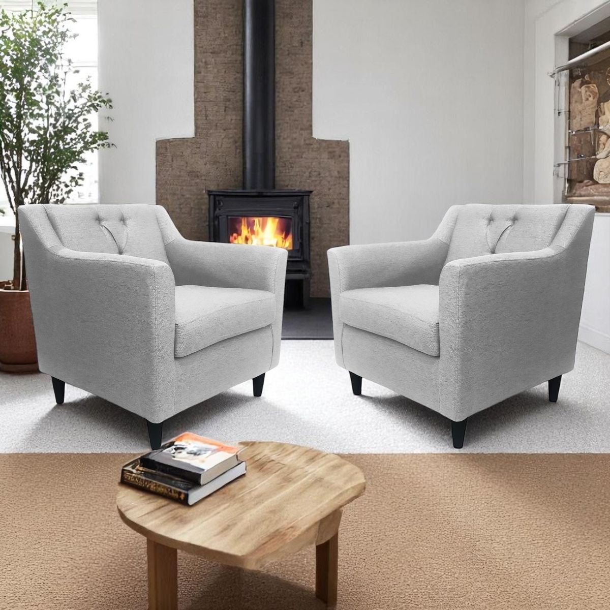 FAZCA - SET POLTRONA JADE 1CPS GRIS