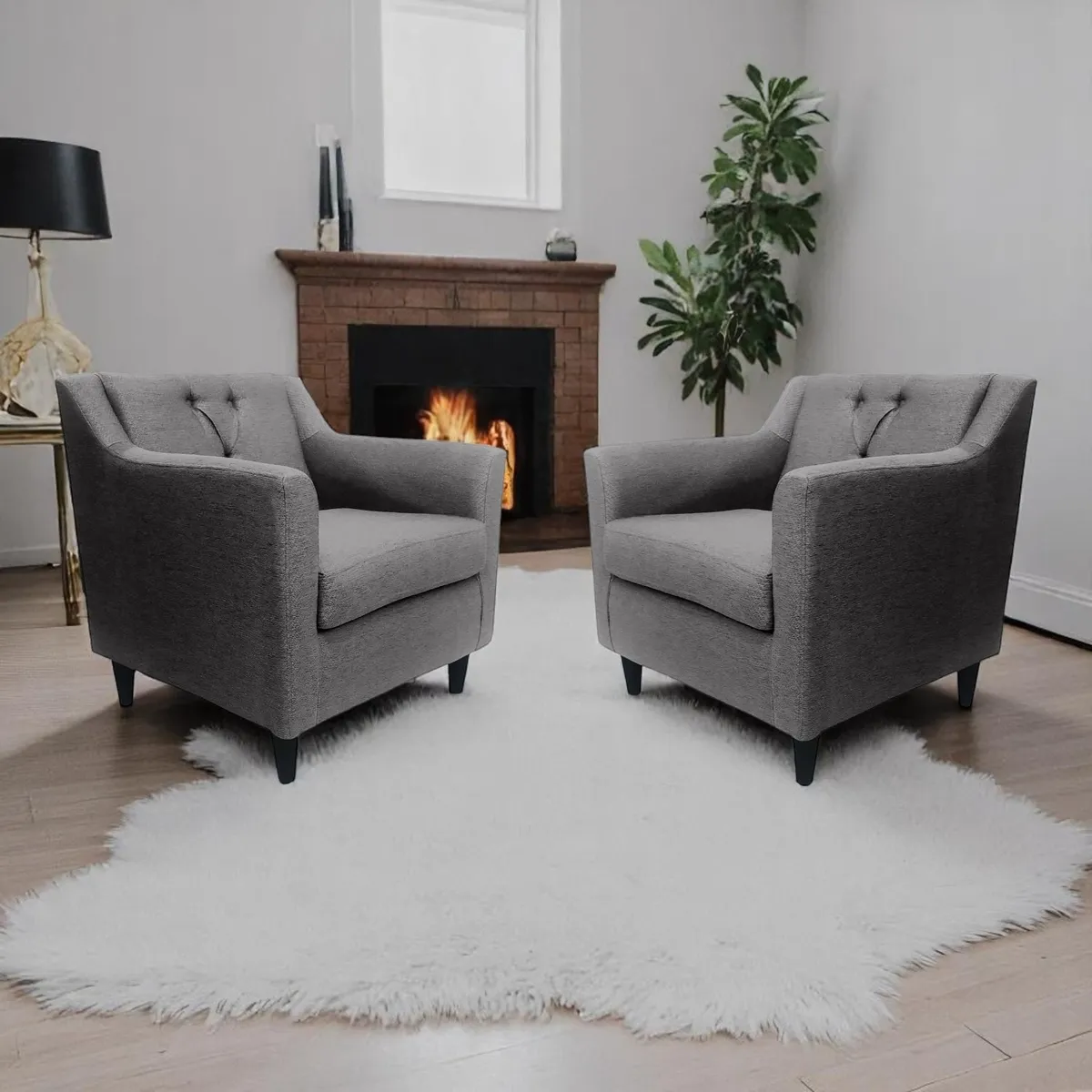 FAZCA - SET POLTRONA JADE 1CPS GRAFITO