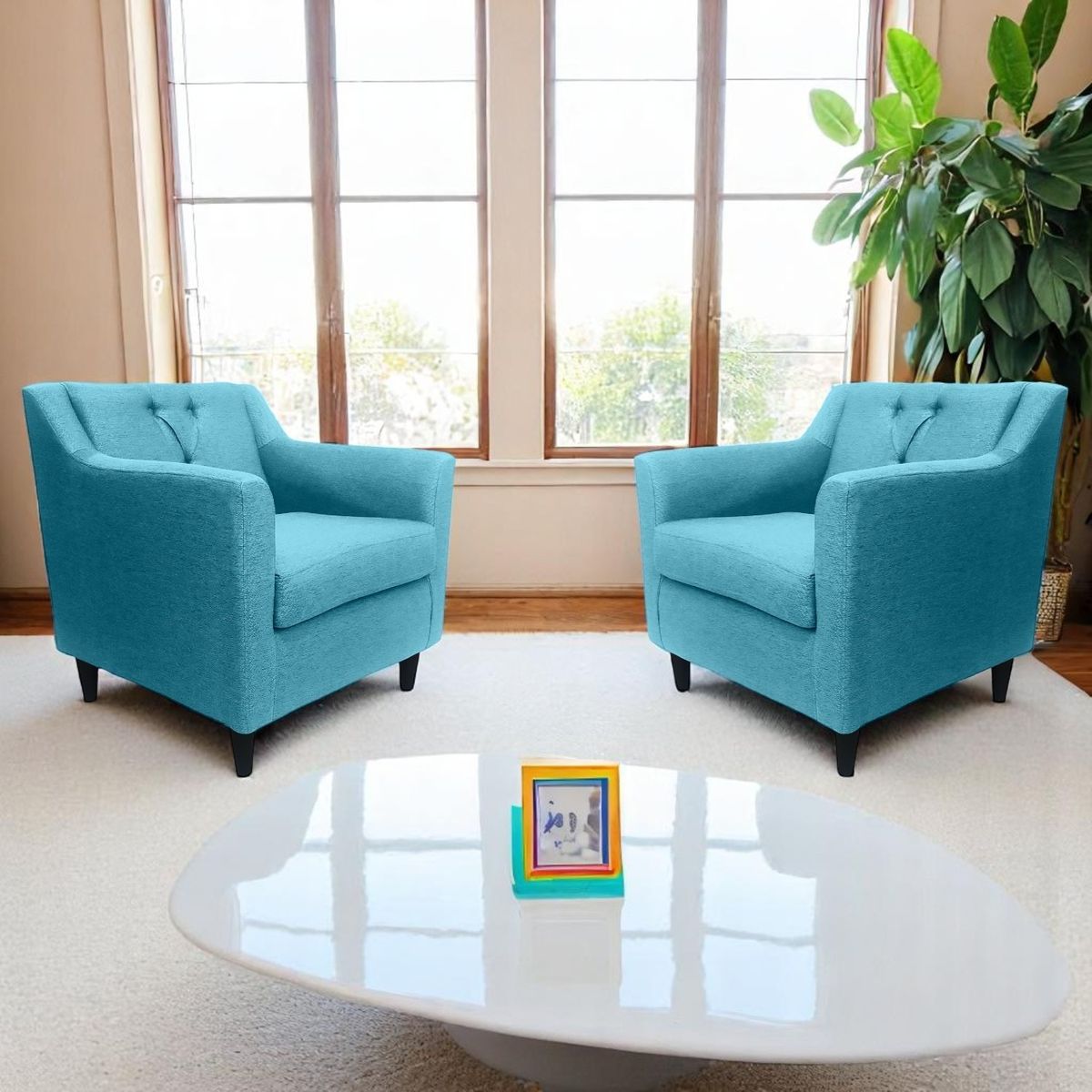 FAZCA - SET POLTRONA JADE 1CPS TURQUESA.