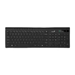 GENIUS - Teclado Multimedia Inalámbrico SlimStar 7230 Ergonómico Español - Negro