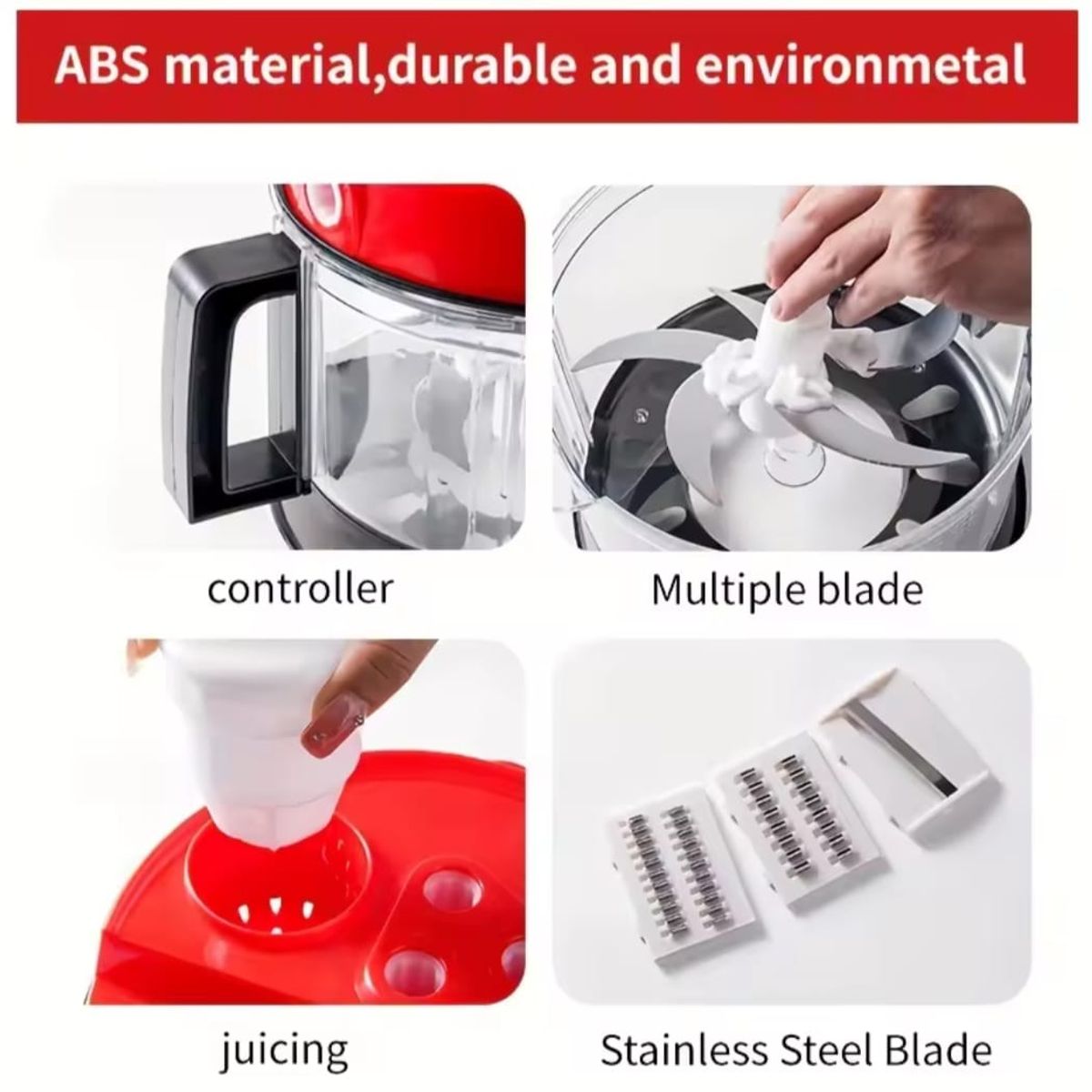 GENERICO - Procesador De Alimentos Manual Picadora De Carne Y Verduras