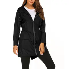 BONVERANO - Chaqueta Mujer Manga Larga-Negro
