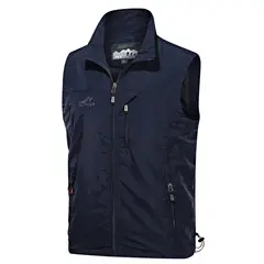 BONVERANO - Chaqueta Hombres sin Mangas-Verde