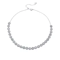 BLOOM CRYSTAL - Collar Cuadrado Angelical con Cristal de Austria