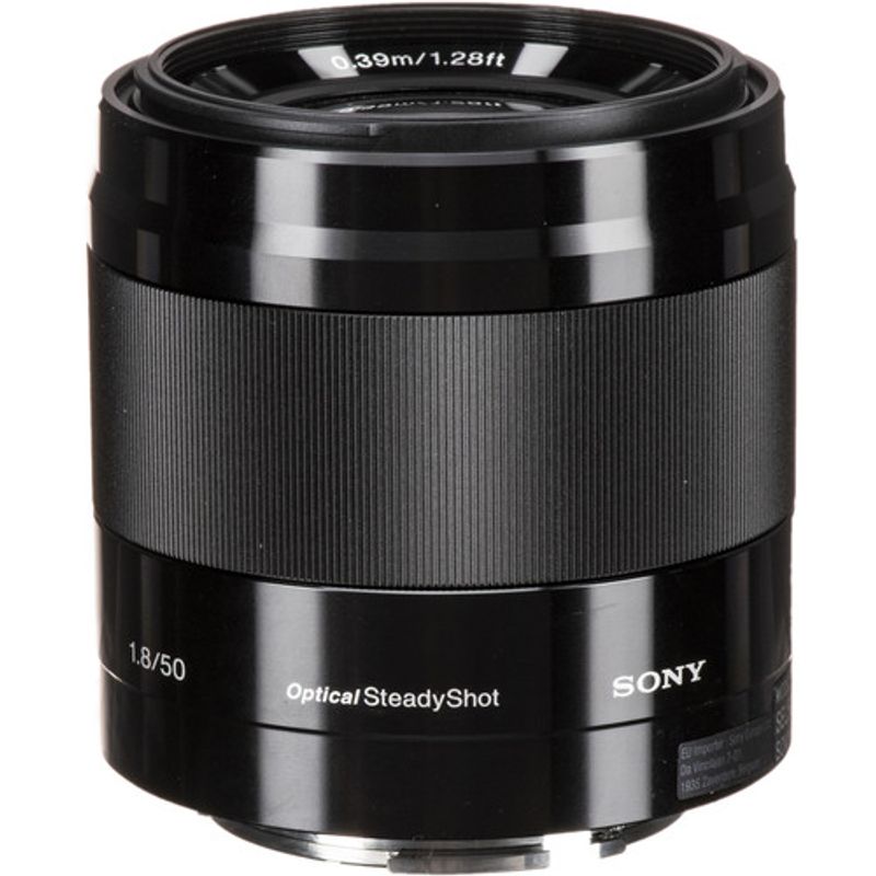 SONY - Sony E 50mm f/1.8 OSS Lente Para NEX - Negro