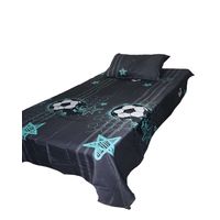 JUEGO DE SABANA PLAZA Y MEDIA FUTBOL NIÑO