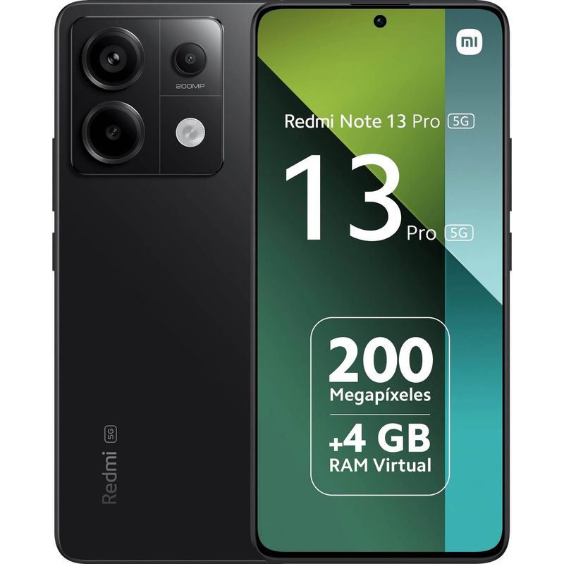 XIAOMI - Xiaomi Redmi Note 13 Pro 5G + 4G LTE 256Gb + 8Gb Black NEW