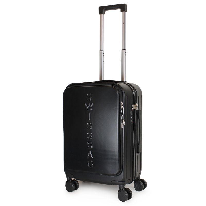 SWISS BAG - Maleta cabina Tokio negra con Porta vaso y USB Swiss Bag