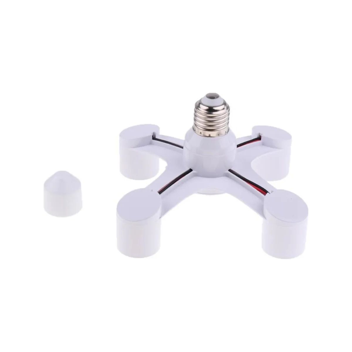 GENERICO - Lampara Soquete para 4 ampolletas E27