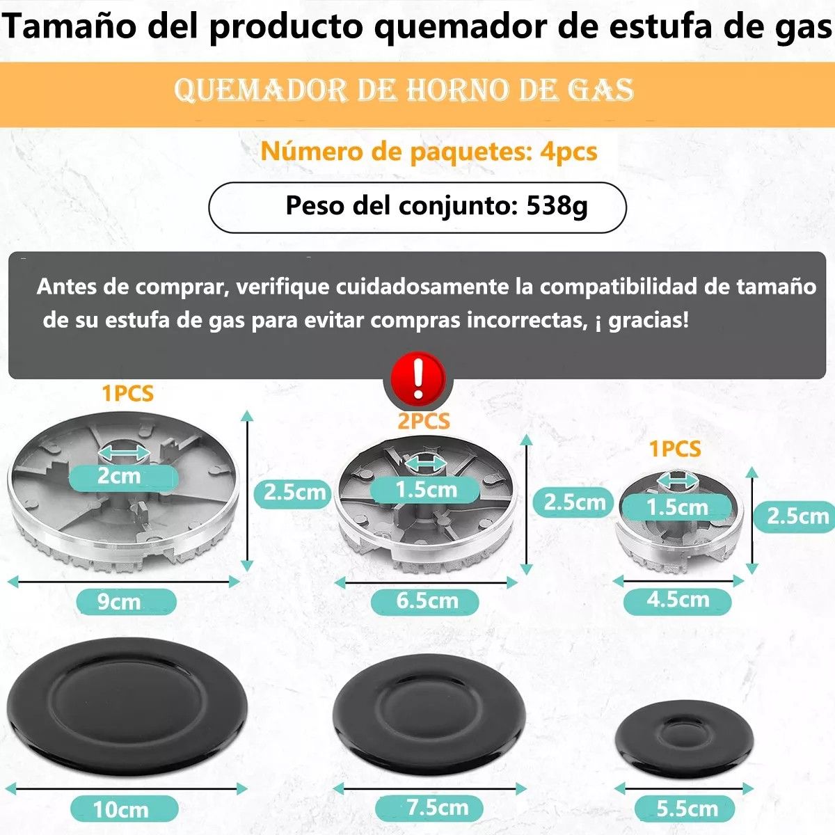 KUANGYE - Quemadores De Cocina Para Fensa Mademsa Sindelen