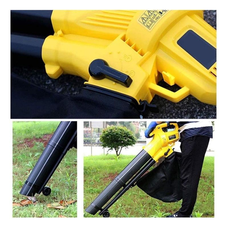 QUICK - Limpieza Jardín Soplador Hojas Eléctrico Portátil 3 En 1