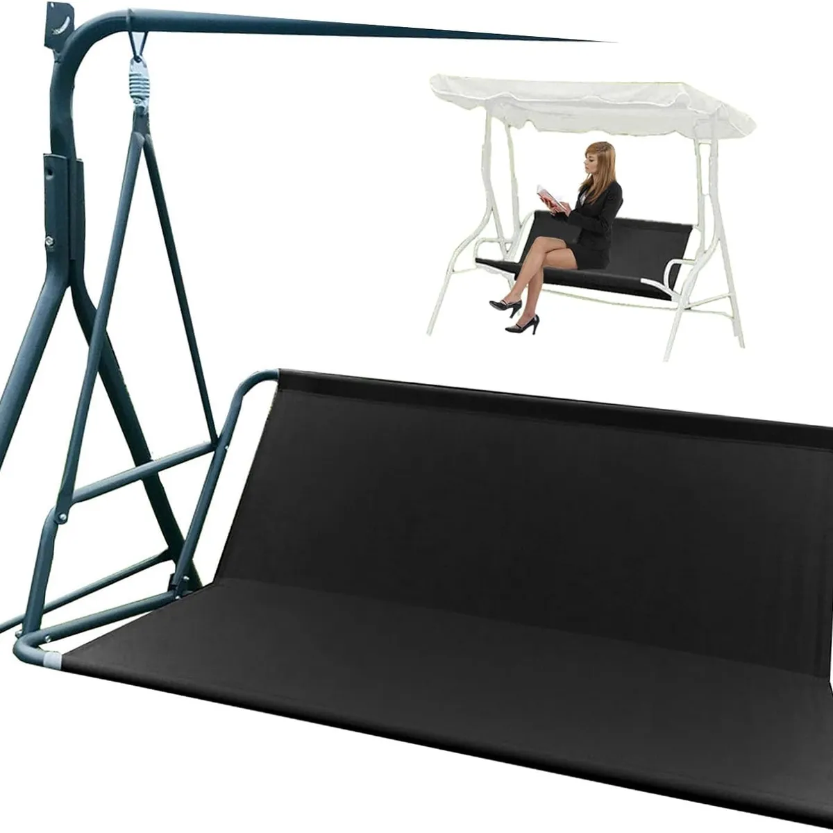 KUANGYE - Funda De Repuesto Para Asiento De Columpio De Patio Gruesa 600D