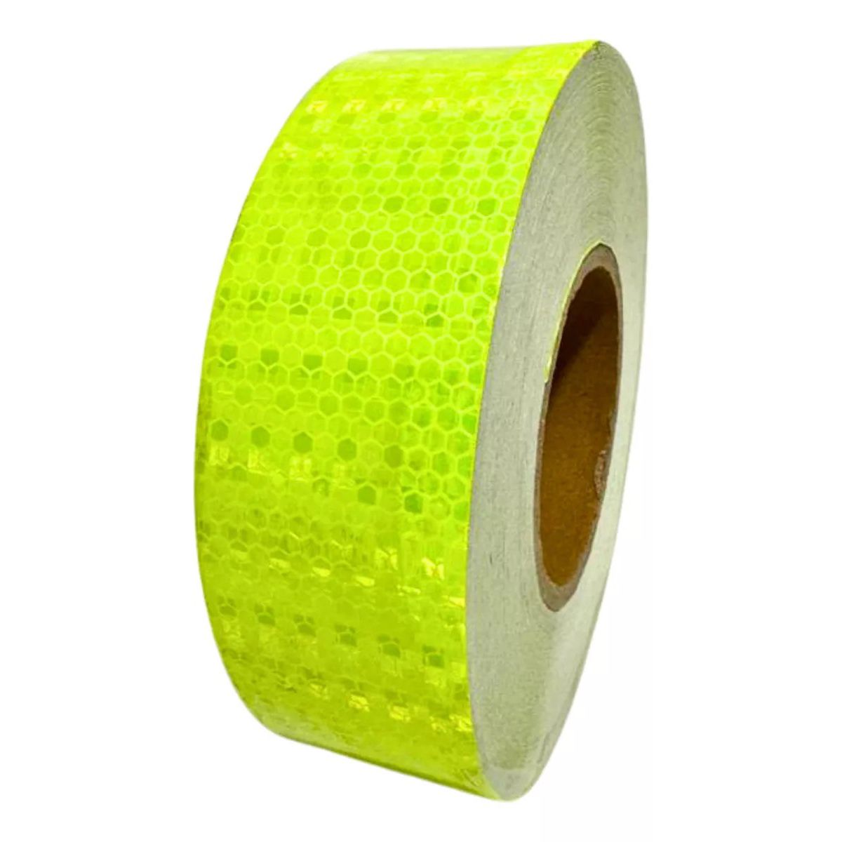 KUANGYE - Cinta Huincha Retrorreflectiva Reflectante Verde Fluor 45m