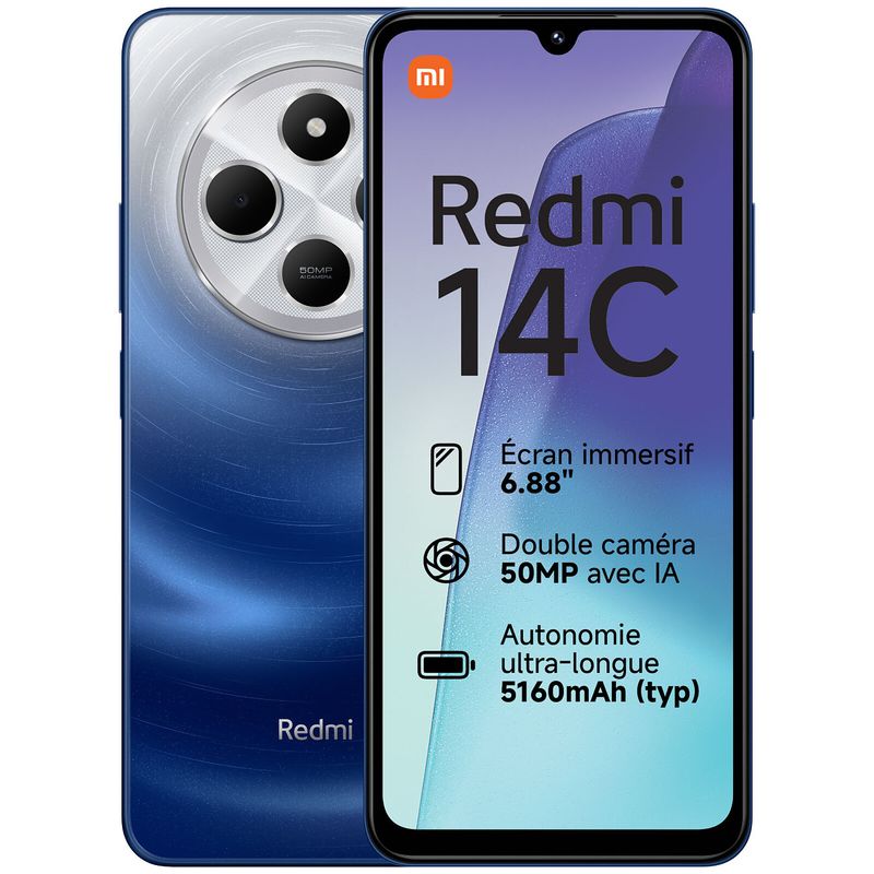 XIAOMI - Redmi 14C 4G 8GB 256GB Dual Sim Starry Blue.