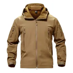 EKOL TACTICA MILITAR - Chaqueta Softshell Tactica Militar Con Capucha Impermeable.