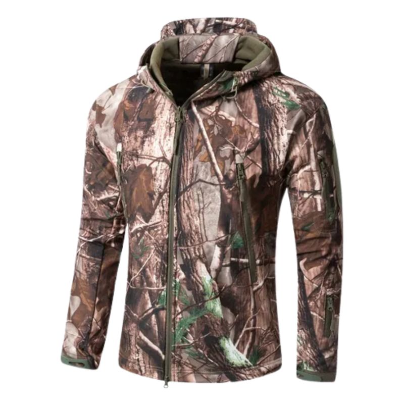 EKOL TACTICA MILITAR - Chaqueta Softshell Tactica Militar Con Capucha Impermeable.