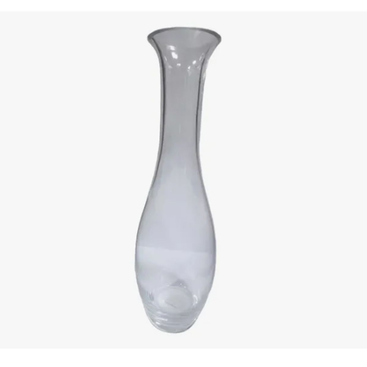 GENERICO - Florero de Vidrio Tubular Curvado 32cm