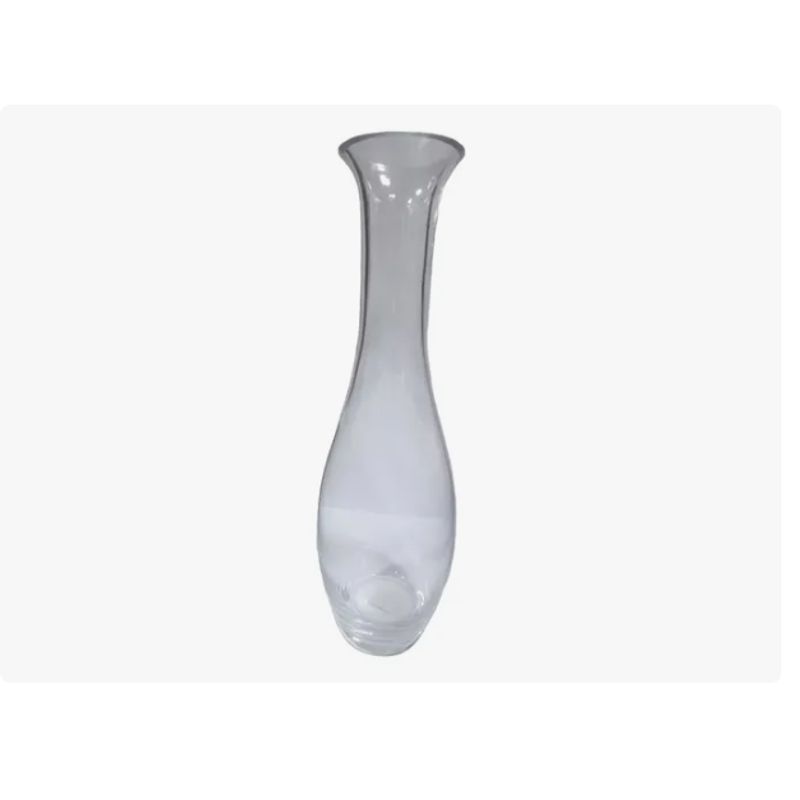 GENERICO - Florero de Vidrio Tubular Curvado 32cm