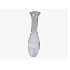 GENERICO - Florero de Vidrio Tubular Curvado 32cm