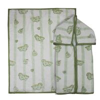 Saco con Broche Ultra Soft Dino 80x110cm Verde