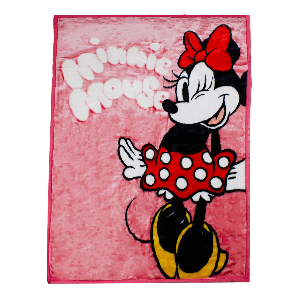DISNEY - Frazada Ultra Soft Minnie Mouse 80x110cm Rosado Disney