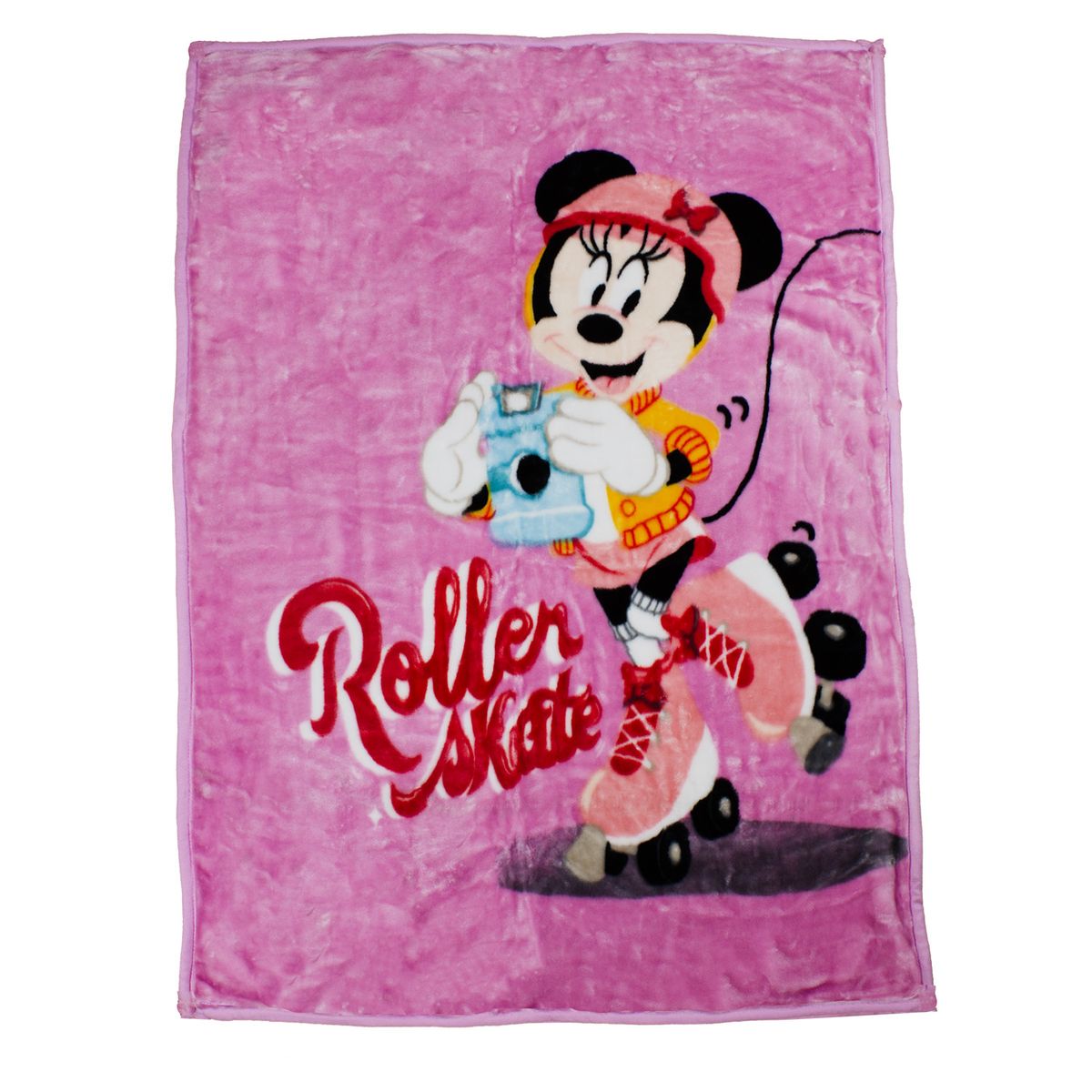 DISNEY - Frazada Ultra Soft Minnie Roller 80x110cm Rosado Disney